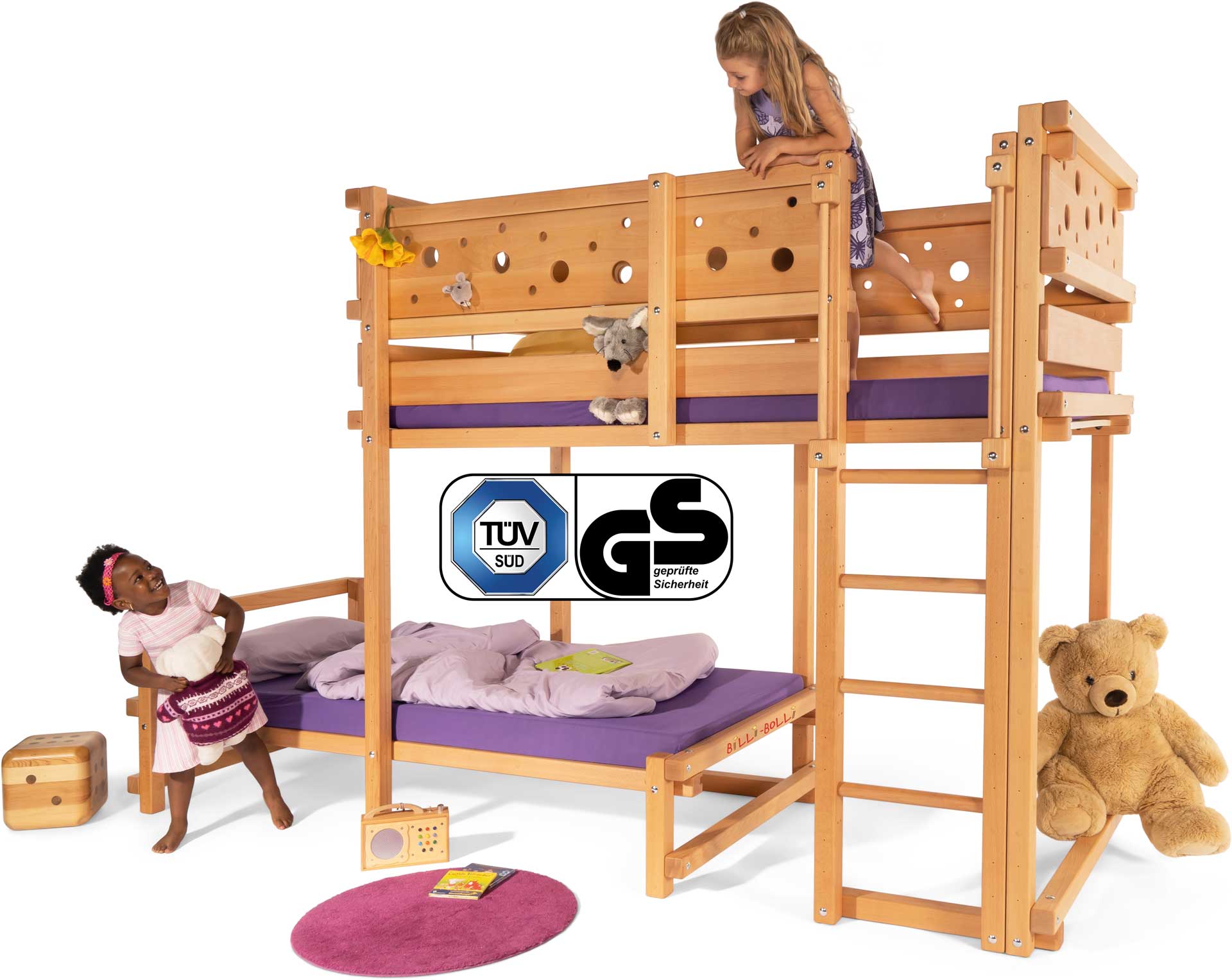 Kindermöbel im Kinderzimmer: Hochbetten, Etagenbetten, Kinderbetten und Babybetten